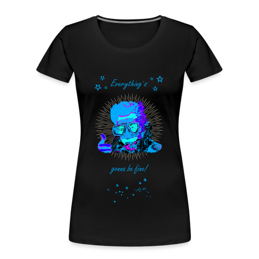 Taijn Torijn - "Diver´s Ok - Everything´s gonna be fine" - Frauen BIO T-Shirt - Schwarz - Schwarz