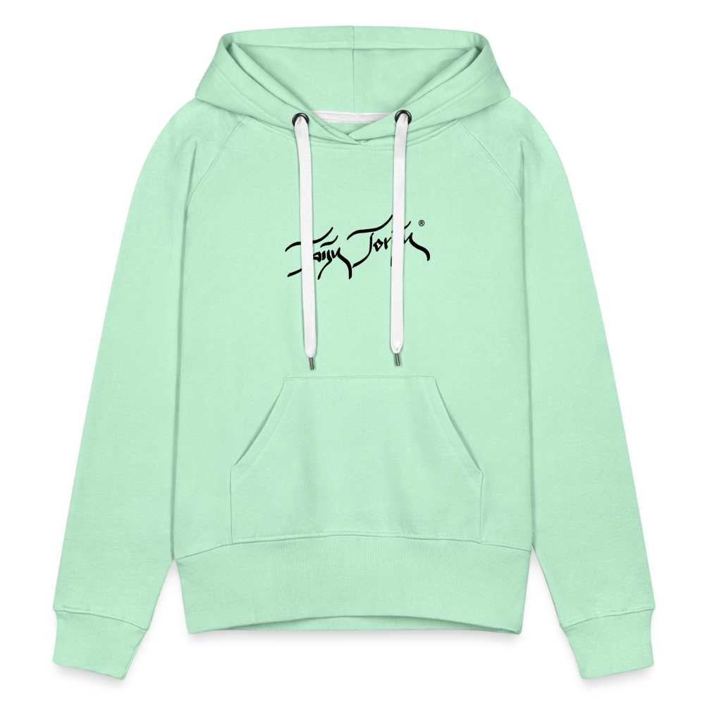 11.09.23 Taijn Torijn - "2 Surfing Girls - O´ahu Hawaii" - DAMEN Premium Hoodie - helles Mintgrün
