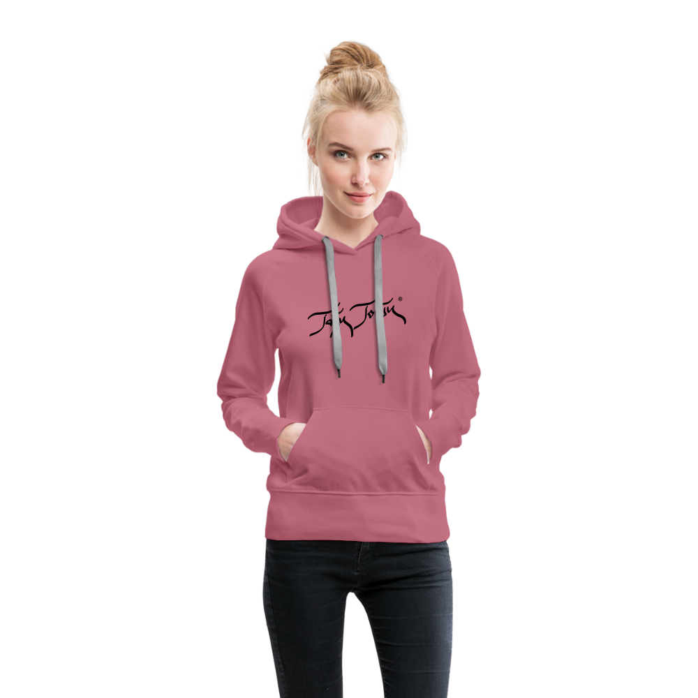 11.09.23 Taijn Torijn - "2 Surfing Girls - O´ahu Hawaii" - DAMEN Premium Hoodie - Malve