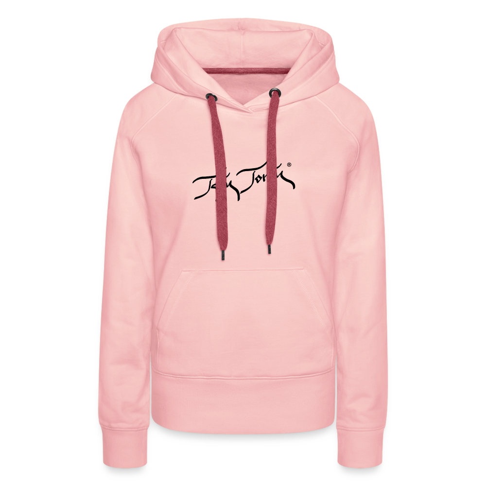 11.09.23 Taijn Torijn - "2 Surfing Girls - O´ahu Hawaii" - DAMEN Premium Hoodie - Kristallrosa