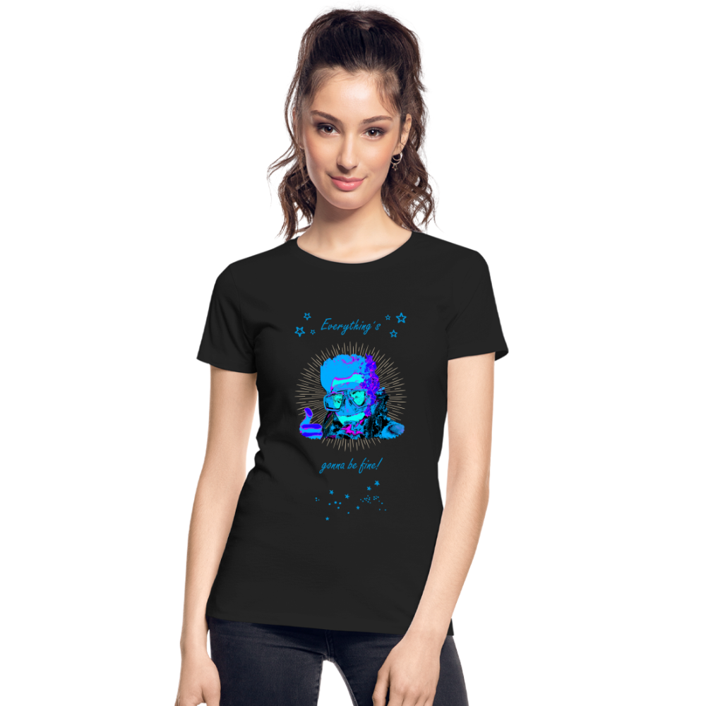 Taijn Torijn - "Diver´s Ok - Everything´s gonna be fine" - Frauen BIO T-Shirt - Schwarz - Schwarz