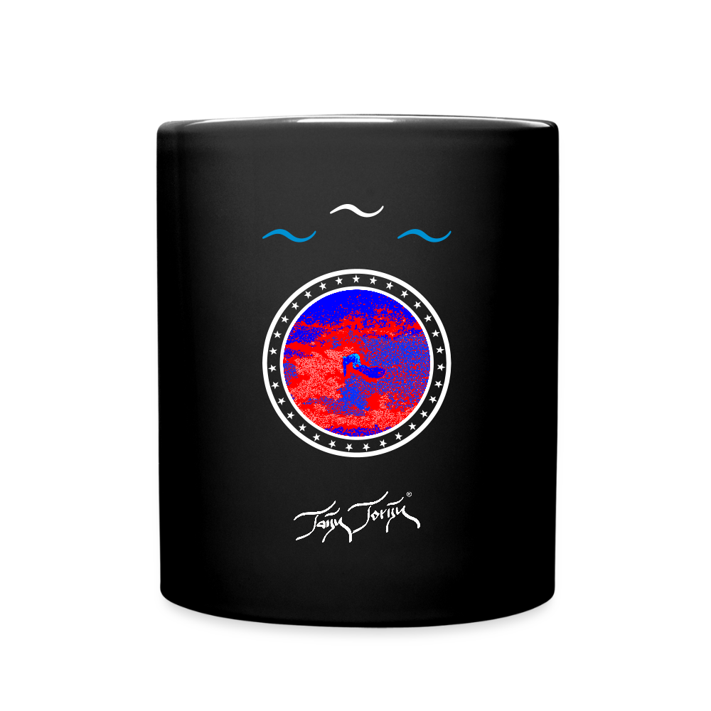 "Surfing North Shore - Hawaii" - Kaffeebecher - Schwarz
