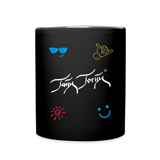 "It´s never too late to start something great!" - Tasse - Schwarz
