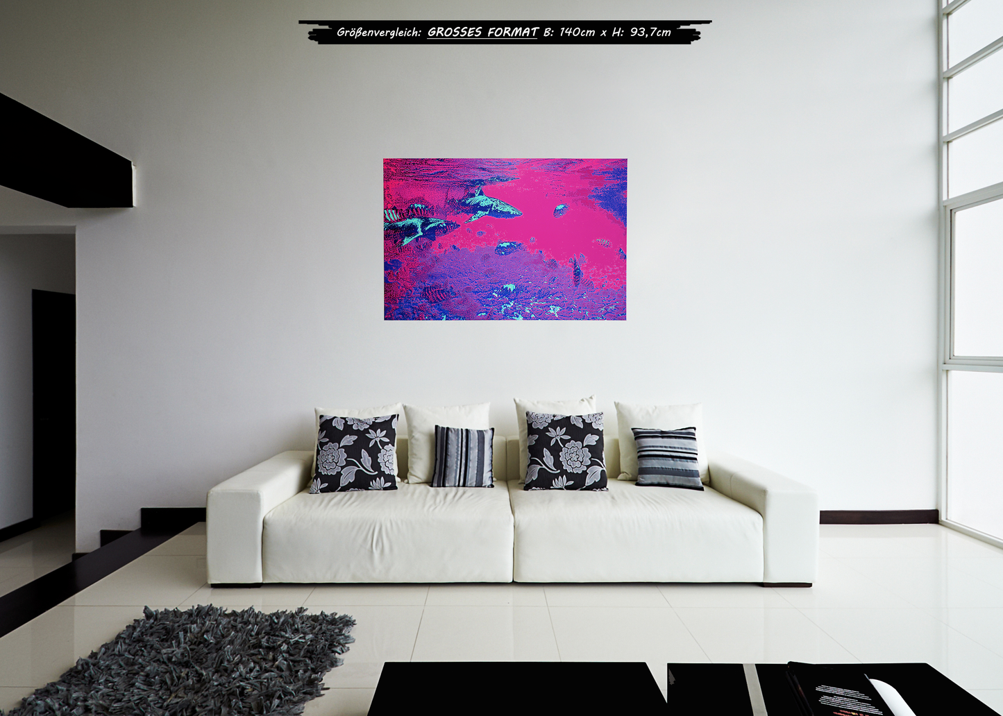 "Blacktip Reef Sharks - Bora Bora" - - - OPEN EDITION - - - Canvas