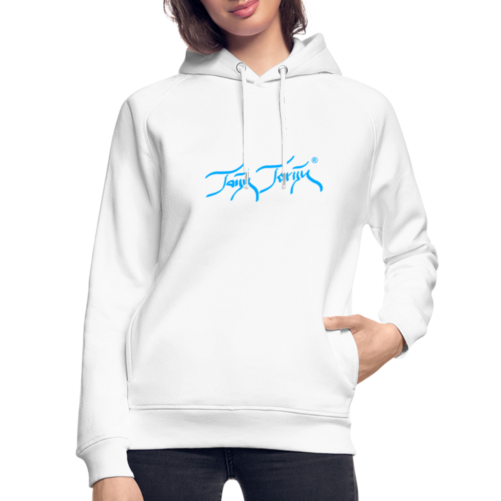 11.05.24 Taijn Toriijn ""Diver´s Ok - Bora Bora" - UNISEX Hoodie White & Black V2 - Weiß