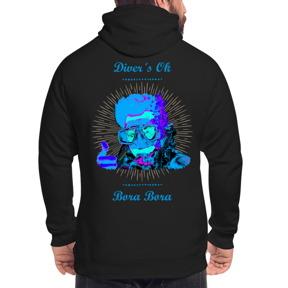 11.05.24 Taijn Toriijn ""Diver´s Ok - Bora Bora" - UNISEX Hoodie White & Black V2 - Schwarz