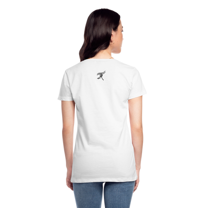 11.09.24 V5 TaijnTorijn - Taijn Torijn Signature" - Damen Bio T-Shirt - Weiß - Weiß