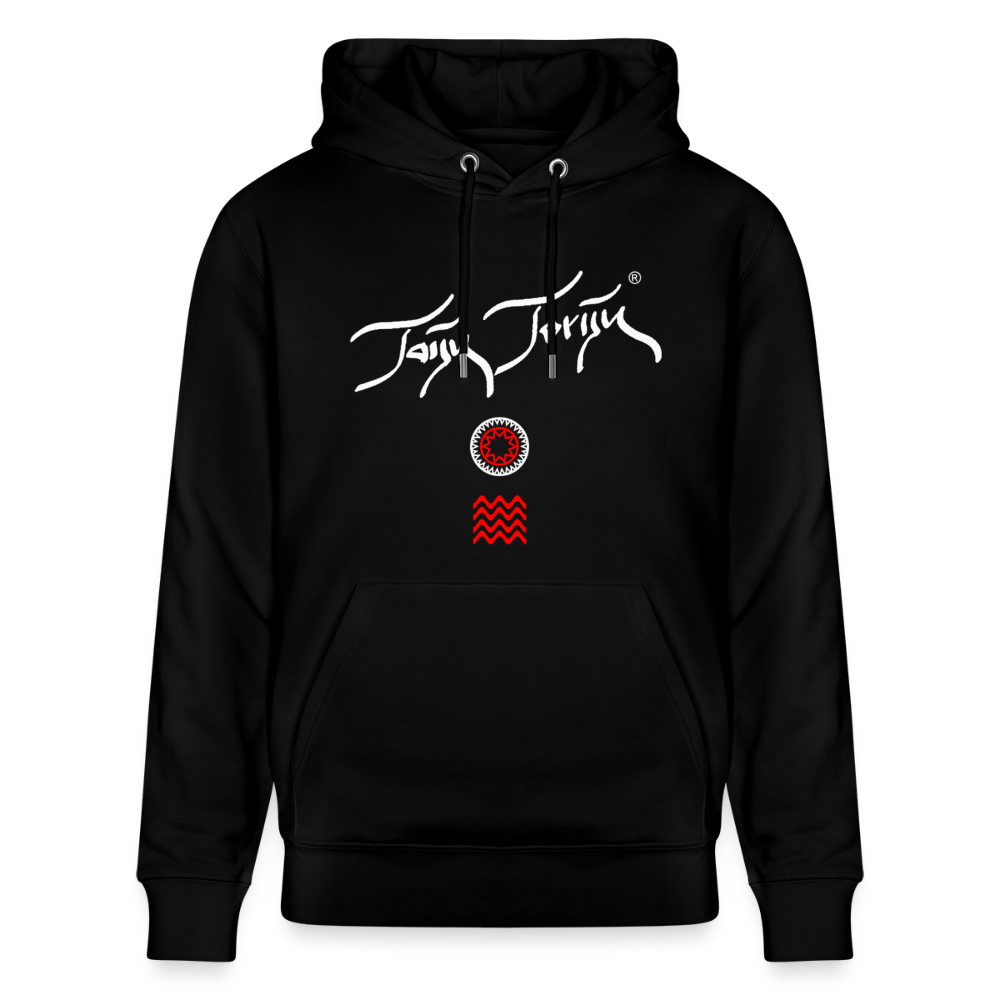 20.03.26 Taijn Toriijn "Surfing North Shore" - StanleyStella-Unisex Bio-Hoodie 2 - Dunkle Farben 2 - Schwarz