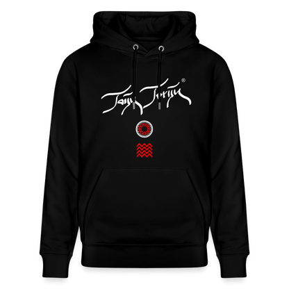 20.03.26 Taijn Toriijn "Surfing North Shore" - StanleyStella-Unisex Bio-Hoodie 2 - Dunkle Farben 2 - Schwarz