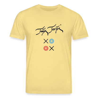20.03.26 Taijn Torijn "Kisses & Hugs" - Stanley/Stella Unisex Bio-T-Shirt - Helle Farben - Gelb Viva 