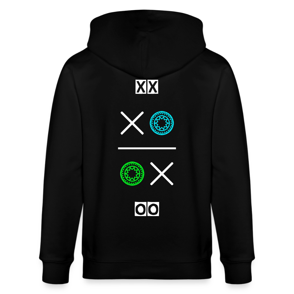 20.03.26 Taijn Torijn "Hugs N Kisses"- StanleyStella-Unisex Bio ZIP Hoodie - Dunkle Farben - Schwarz