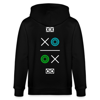 20.03.26 Taijn Torijn "Hugs N Kisses"- StanleyStella-Unisex Bio ZIP Hoodie - Dunkle Farben - Schwarz
