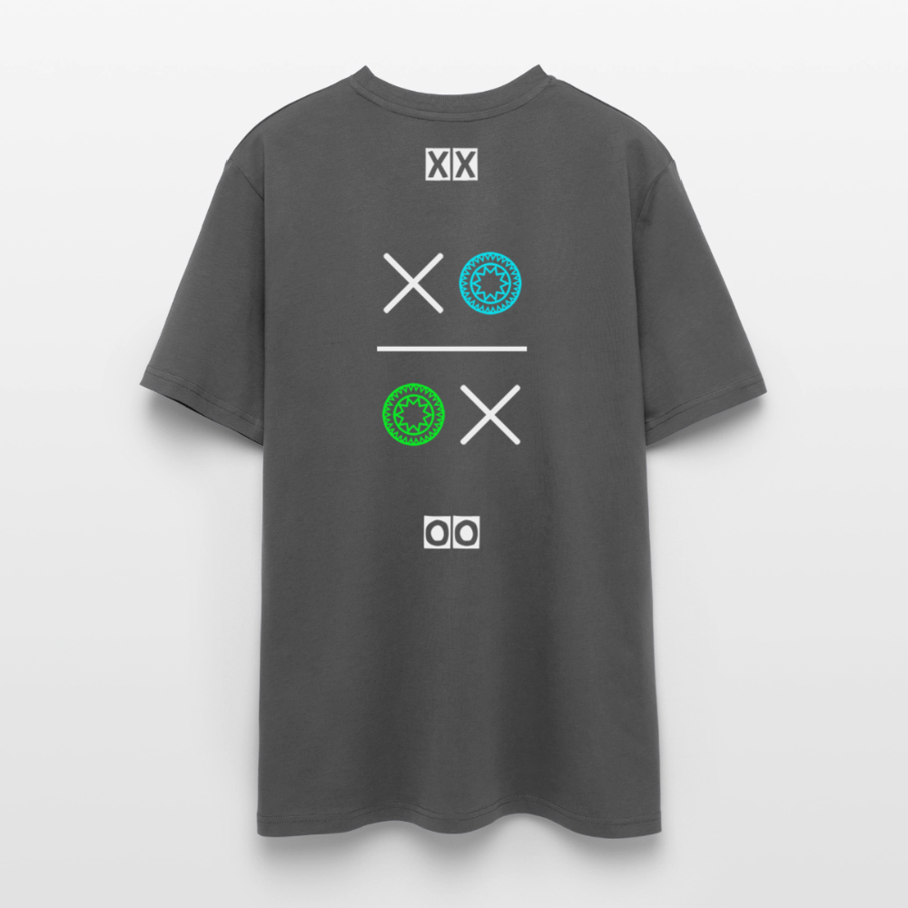 20.03.26 Taijn Torijn "Kisses & Hugs" - Stanley/Stella Unisex Bio Rundhals-T-Shirt - Dunkle Farben - Anthrazit