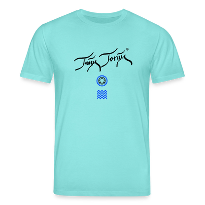 20.03.26 Taijn Toriijn "Surfing North Shore" - StanleyStella-Unisex Bio-T-Shirt - Helle Farben - Poolblau
