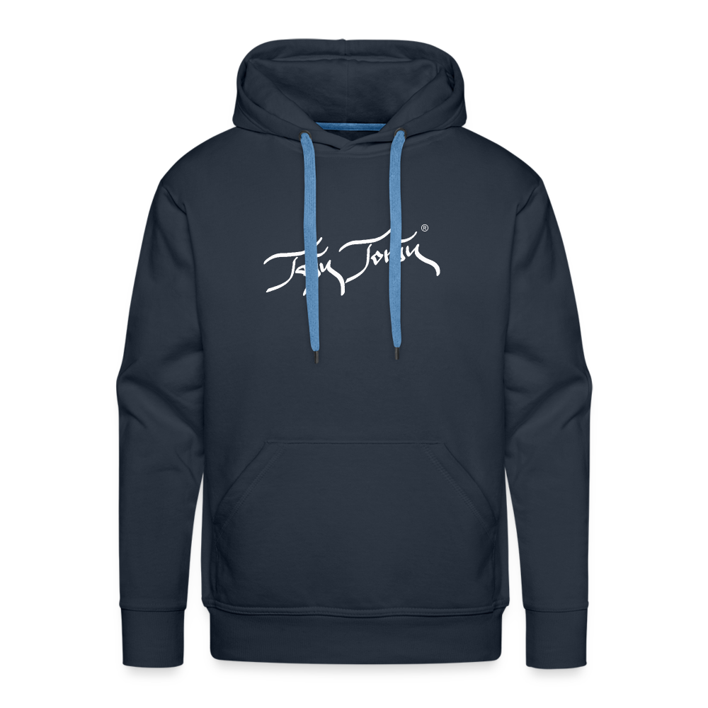 11.09.24 Taijn Torijn "Blacktip Reef Sharks - Bora Bora" - Männer Premium Hoodie - Dunkle Farben - Navy