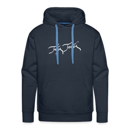 11.09.24 Taijn Torijn "Blacktip Reef Sharks - Bora Bora" - Männer Premium Hoodie - Dunkle Farben - Navy