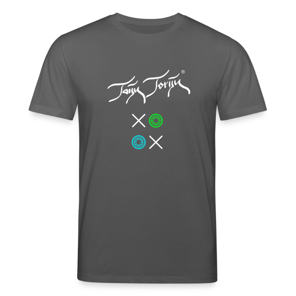 20.03.26 Taijn Torijn "Kisses & Hugs" - Stanley/Stella Unisex Bio Rundhals-T-Shirt - Dunkle Farben - Anthrazit