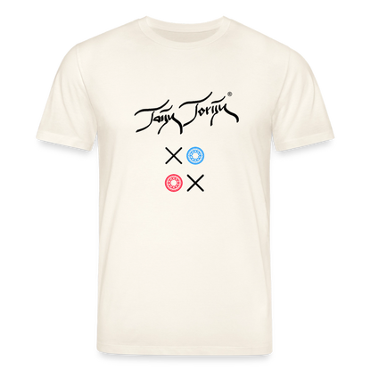 20.03.26 Taijn Torijn "Kisses & Hugs" - Stanley/Stella Unisex Bio-T-Shirt - Helle Farben - Naturweiß 