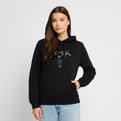 19.02.26 Taijn Toriijn "Surfing O´ahu" - Unisex Bio-Hoodie - Dunkle Farben - Schwarz