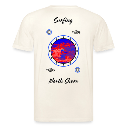 20.03.26 Taijn Toriijn "Surfing North Shore" - StanleyStella-Unisex Bio-T-Shirt - Helle Farben - Naturweiß 