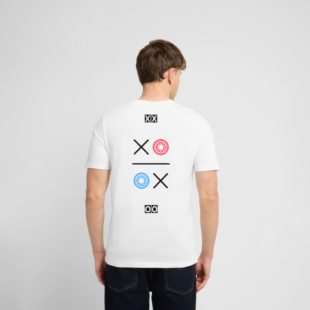 20.03.26 Taijn Torijn "Kisses & Hugs" - Stanley/Stella Unisex Bio-T-Shirt - Helle Farben - Weiß