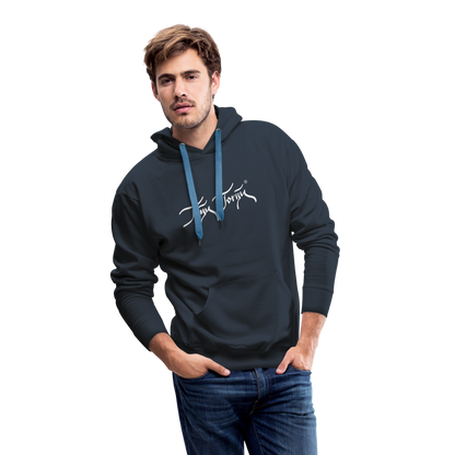 11.09.24 Taijn Torijn "Blacktip Reef Sharks - Bora Bora" - Männer Premium Hoodie - Dunkle Farben - Navy