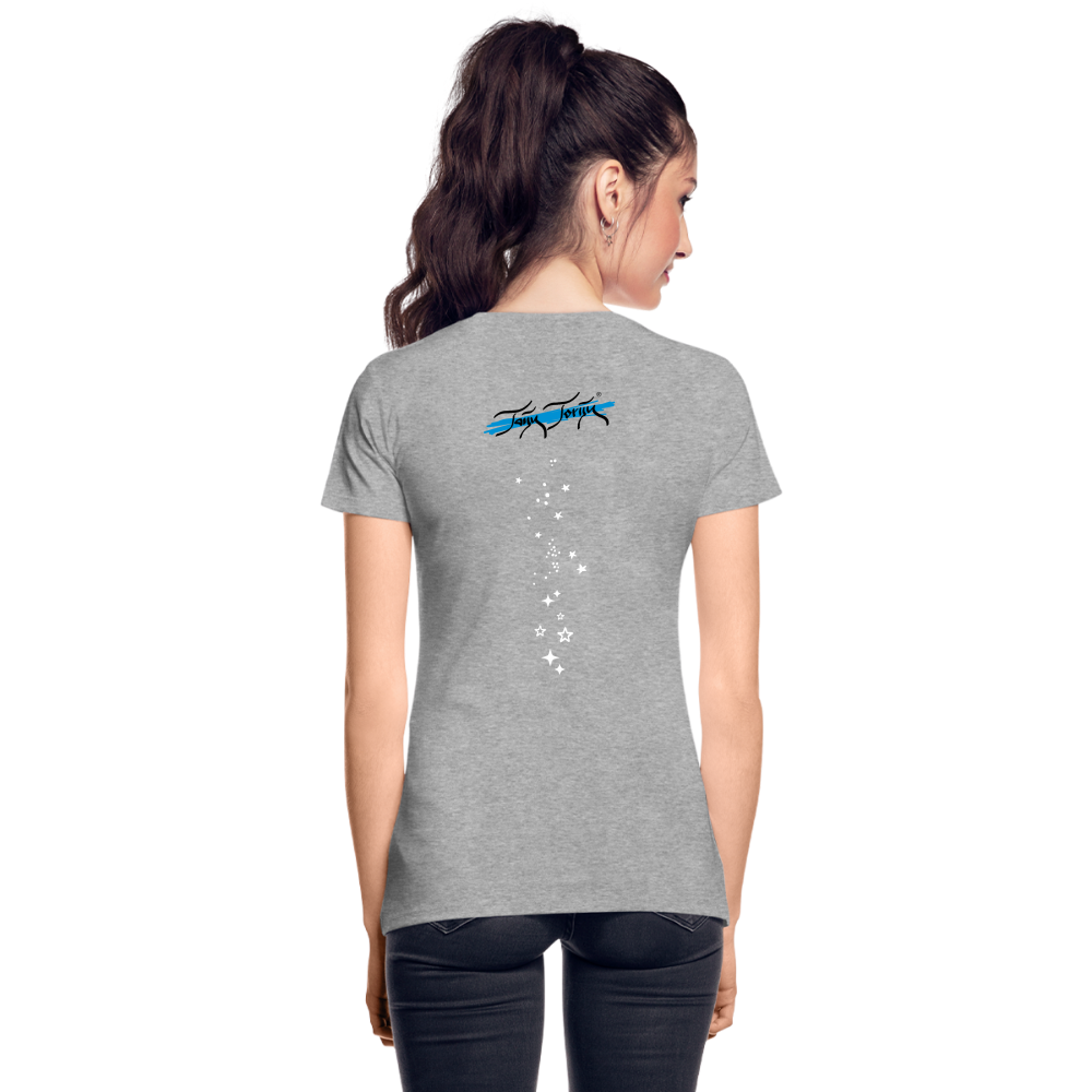 Taijn Torijn - "Diver´s Ok - Everything´s gonna be fine" - Frauen BIO T-Shirt - Grau - Grau meliert