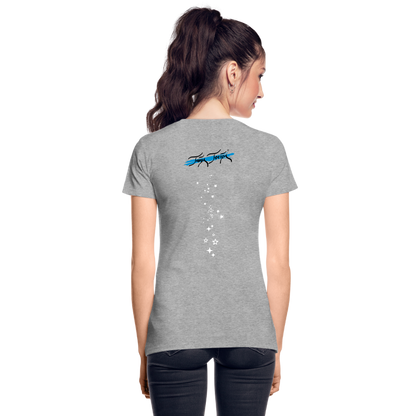 Taijn Torijn - "Diver´s Ok - Everything´s gonna be fine" - Frauen BIO T-Shirt - Grau - Grau meliert