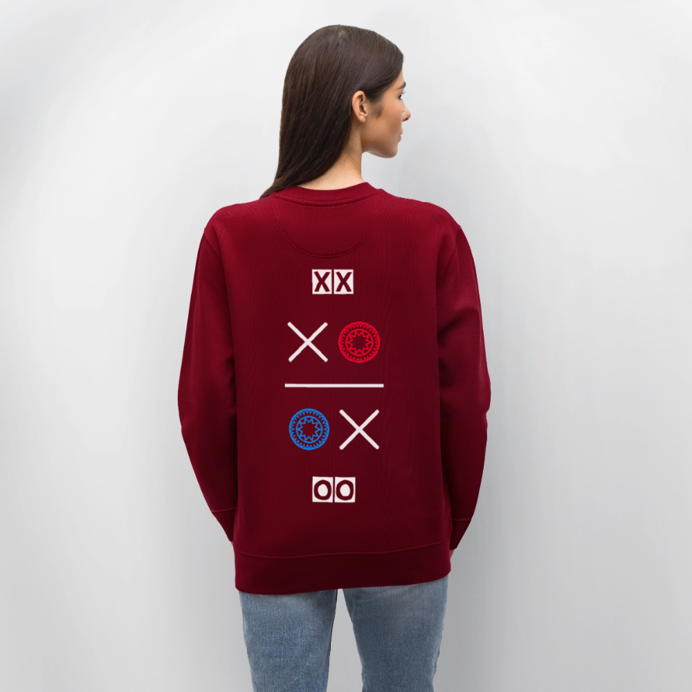 18.03.26 Stanley/Stella Unisex Bio-Sweatshirt CHANGER - dunkle Farben - Burgunderrot