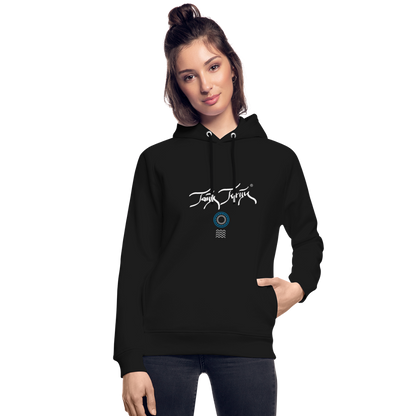 NEUNEU 24.09.24 Taijn Toriijn "Surfing O´ahu" - Unisex Bio-Hoodie - Dunkle Farben - Schwarz