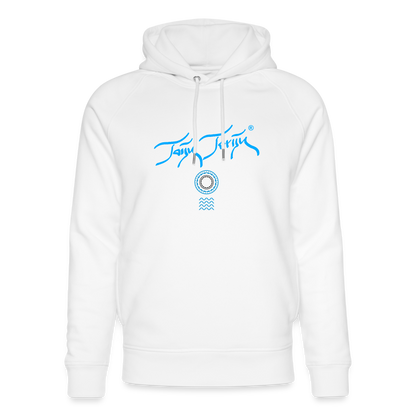 NEUNEUNEU 24.09.24 Taijn Toriijn "Surfing O´ahu" - Unisex Bio-Hoodie - Weiß - Weiß