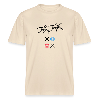 20.03.26 Taijn Torijn "Kisses & Hugs" - Stanley/Stella RELAXED FIT Unisex Bio Rundhals-T-Shirt - Helle Farben - Natur