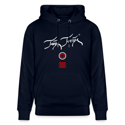 20.03.26 Taijn Toriijn "Surfing North Shore" - StanleyStella-Unisex Bio-Hoodie 2 - Dunkle Farben 2 - Navy