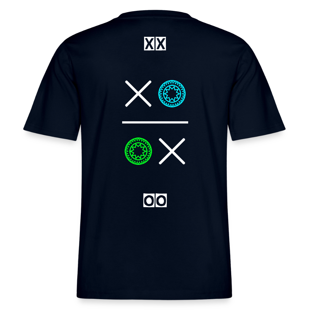20.03.26 Taijn Torijn "Kisses & Hugs" - Stanley/Stella RELAXED FIT Unisex Bio Rundhals-T-Shirt - Dunkle Farben - Navy