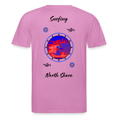 20.03.26 Taijn Toriijn "Surfing North Shore" - StanleyStella-Unisex Bio-T-Shirt - Helle Farben - Pink
