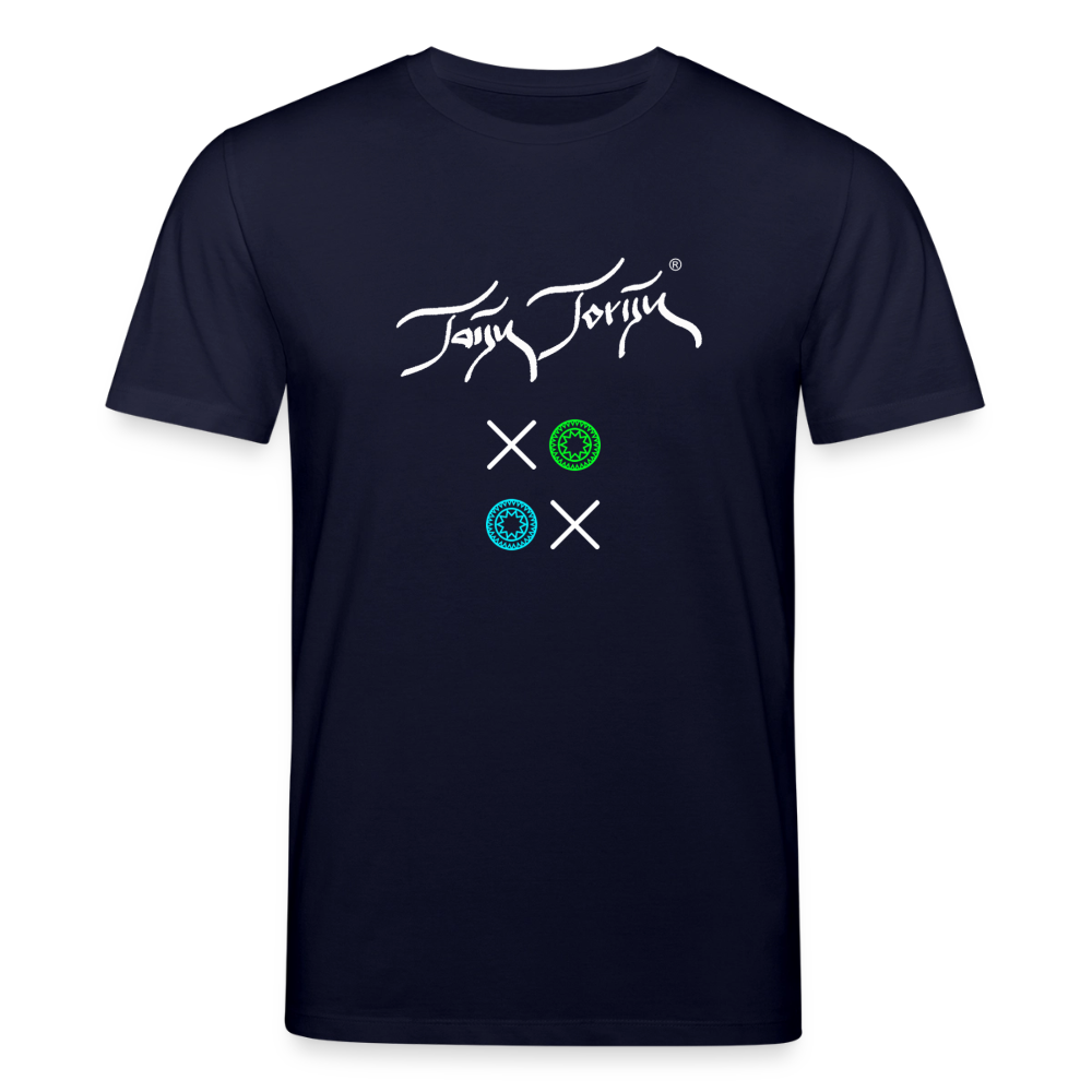20.03.26 Taijn Torijn "Kisses & Hugs" - Stanley/Stella Unisex Bio Rundhals-T-Shirt - Dunkle Farben - Navy