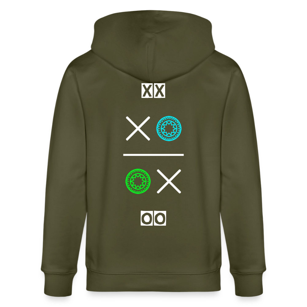 20.03.26 Taijn Torijn "Hugs N Kisses"- StanleyStella-Unisex Bio ZIP Hoodie - Dunkle Farben - Khaki