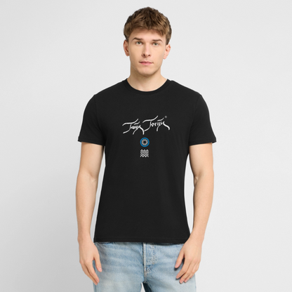 20.03.26 Taijn Toriijn "Surfing North Shore" - StanleyStella-Unisex Bio-T-Shirt - Dunkle Farben - Schwarz