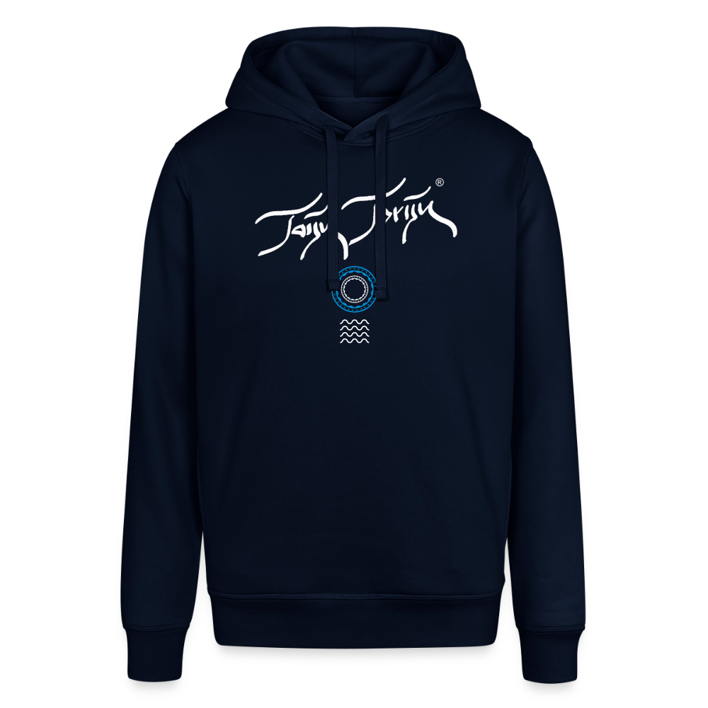 19.02.26 Taijn Toriijn "Surfing O´ahu" - Unisex Bio-Hoodie - Dunkle Farben - Navy