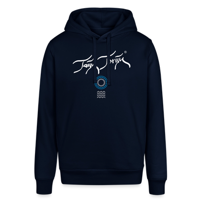19.02.26 Taijn Toriijn "Surfing O´ahu" - Unisex Bio-Hoodie - Dunkle Farben - Navy