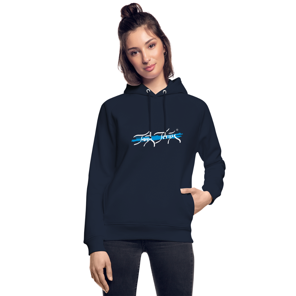 11.09.24 Taijn Toriijn "Mountain Giant Dolomites" - Bio-Hoodie - Dunkle Farben - Navy