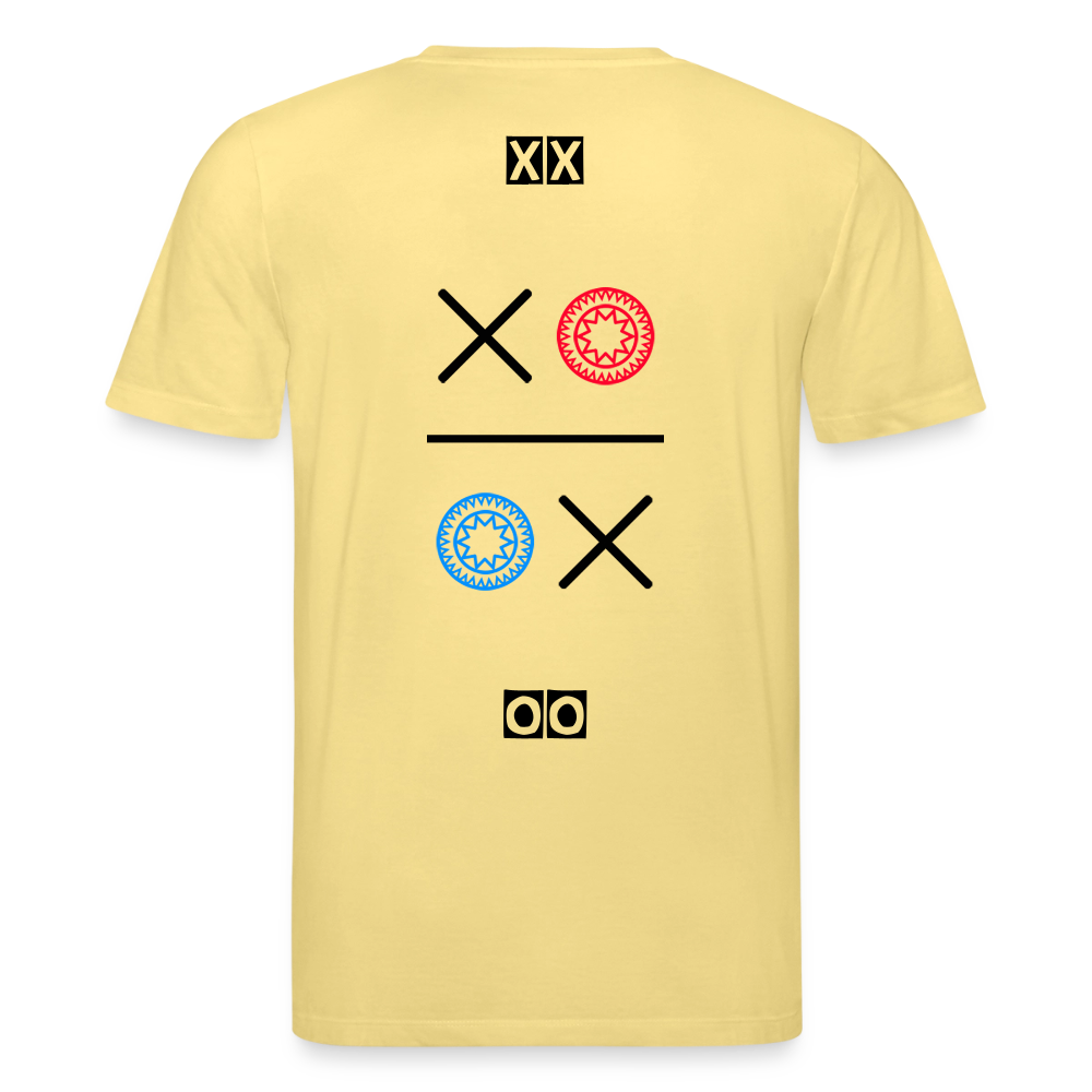 20.03.26 Taijn Torijn "Kisses & Hugs" - Stanley/Stella Unisex Bio-T-Shirt - Helle Farben - Gelb Viva 