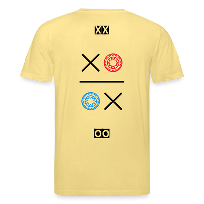 20.03.26 Taijn Torijn "Kisses & Hugs" - Stanley/Stella Unisex Bio-T-Shirt - Helle Farben - Gelb Viva 