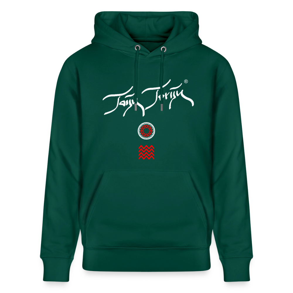 20.03.26 Taijn Toriijn "Surfing North Shore" - StanleyStella-Unisex Bio-Hoodie 2 - Dunkle Farben 2 - Forest