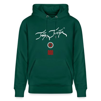 20.03.26 Taijn Toriijn "Surfing North Shore" - StanleyStella-Unisex Bio-Hoodie 2 - Dunkle Farben 2 - Forest