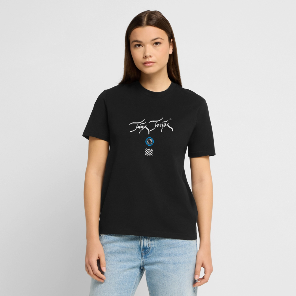 20.03.26 Taijn Toriijn "Surfing North Shore" - StanleyStella-Unisex Bio-T-Shirt - Dunkle Farben - Schwarz