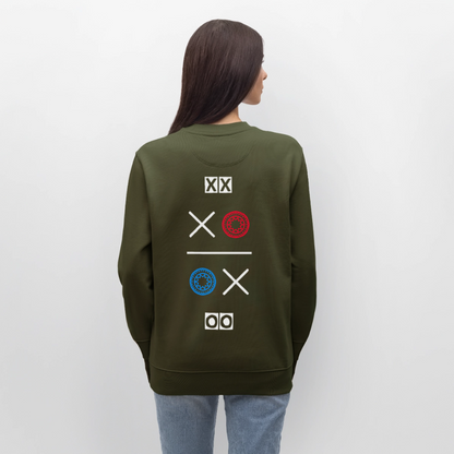 18.03.26 Stanley/Stella Unisex Bio-Sweatshirt CHANGER - dunkle Farben - Khaki