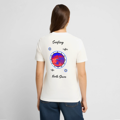 20.03.26 Taijn Toriijn "Surfing North Shore" - StanleyStella-Unisex Bio-T-Shirt - Helle Farben - Naturweiß 