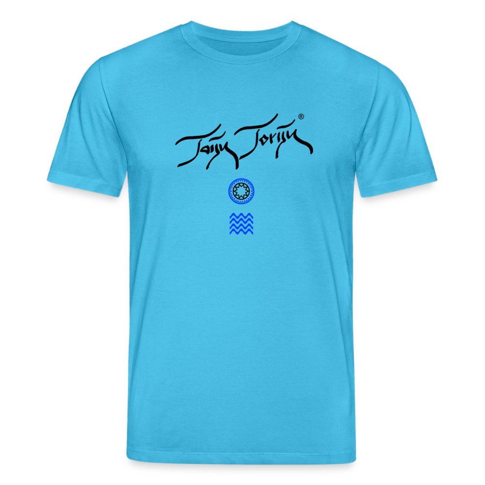 20.03.26 Taijn Toriijn "Surfing North Shore" - StanleyStella-Unisex Bio-T-Shirt - Helle Farben - Aquablau