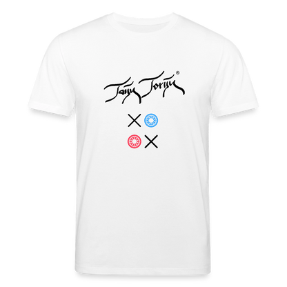 20.03.26 Taijn Torijn "Kisses & Hugs" - Stanley/Stella Unisex Bio-T-Shirt - Helle Farben - Weiß